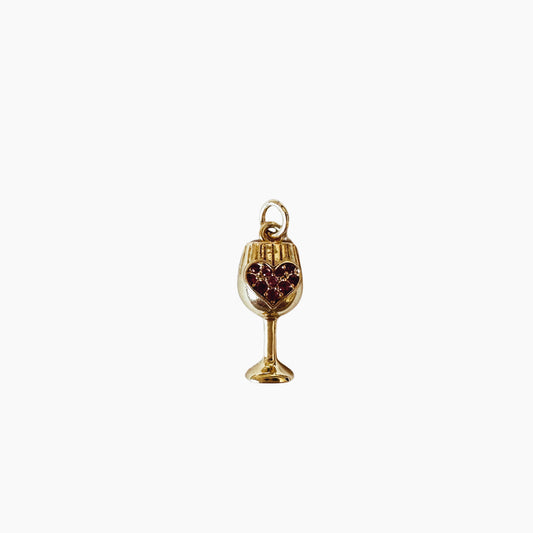 MINI WINE GLASS CHARM